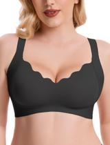 Sutiã Gailife Scalloped Lift Wireless Soft Push Up com decote em V 3GG Sutiã Gailife Scalloped Lift Wireless Soft Push Up com decote em V 3GG
