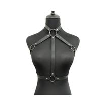 Sutiã Gótico Sexy Feminino Com Cinto De Bondage E Suspensórios Para Casais