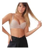 Sutiã hiper reforçado fecho frontal costa larga, pala larga