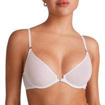 Sutiã INLYRIC Cosnufy Sheer Front Fecho Demi Mesh 32DD
