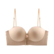 Sutiã Invisível Sem Alças Para Mulheres Com Efeito Push up E Fechamento Frontal, Lingerie Sem Sutiã Invisível Sem Alças Para Mulheres Com Efeito Push up E Fechamento Frontal, Lingerie Sem