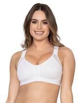 Sutiã Leonisa White - Sem Fio, com Suporte Traseiro e Corretor de Postura