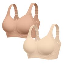 Sutiã LetsJoli Sem Costura Push Up com Cobertura Total XL 2 Peças Sutiã LetsJoli Sem Costura Push Up com Cobertura Total XL 2 Peças