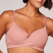 Sutiã Liebe Meia Taça com Base Transpassada 103006C