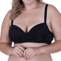 Sutiã Linda Plus Concept Essentials Preto