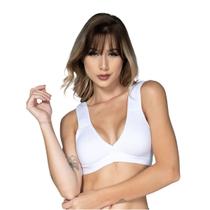 Sutiã Lingerie Alça Espuma WLS Modas Reforçado Sem Bojo Básico Moda Intima Feminina