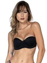 Sutiã Lingerie Costas a Mostra Bojo Espuma Básico Sem Alça