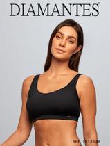 Sutiã Lingerie Cropped Confort Top- Diamantes Lingerie