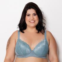 Sutiã Lingerie Plus Size com Bojo em Renda