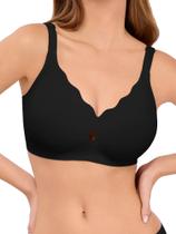 Sutiã LUCKMEEY No Underwire Push Up Wireless com cobertura total