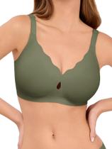 Sutiã LUCKMEEY No Underwire Push Up Wireless com cobertura total