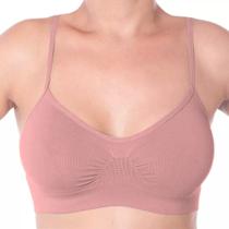 Sutiã Lupo Original Loba Sem Costura Confort Plus Soutien Alça Fina Top S/ Bojo Confortável 41100