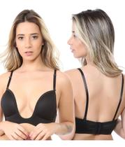 Sutiã Mágico Decote U Profundo Push Up Sutiã Mágico Decote U Profundo Push Up
