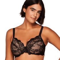Sutiã meia taça com renda copa c liebe