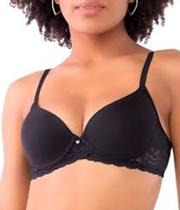 Sutiã Meia Taça com Renda DelRio V42604