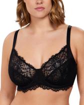 Sutiã Minimizer HSIA Plus Size Underwire, cobertura total, preto Sutiã Minimizer HSIA Plus Size Underwire, cobertura total, preto