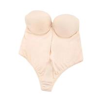 Sutiã Modelador Feminino Corset Com Decote Em V Profundo, Almofadado, Push Up, Sem Costas, Body Sutiã Modelador Feminino Corset Com Decote Em V Profundo, Almofadado, Push Up, Sem Costas, Body