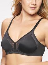 Sutiã N Triumph 24755 Ladyform Sem Aro Lace e Microfibra Taça B T. 44/54 Sutiã N Triumph 24755 Ladyform Sem Aro Lace e Microfibra Taça B T. 44/54