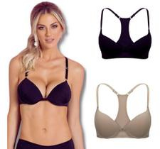 Sutiã Nadador Microfibra Soutien Fecho Frontal Bojo Lingerie Sutiã Nadador Microfibra Soutien Fecho Frontal Bojo Lingerie