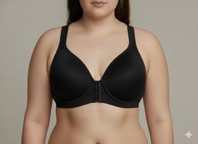 Sutiã Nadador Plus Size em Microfibra com Bojo Delfa Alta Sustentação