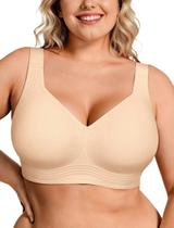 Sutiã OEAK Sem Costura Sem Arame com Bojo Push Up Tamanho XXL Sutiã OEAK Sem Costura Sem Arame com Bojo Push Up Tamanho XXL