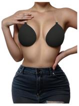 Sutiã pegajoso MakeMechic Women Push Up sem encosto, adesivo preto Sutiã pegajoso MakeMechic Women Push Up sem encosto, adesivo preto