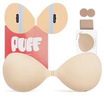 Sutiã pegajoso PUFF BODY Sutiã pegajoso e kit de recarga para vestido sem encosto Sutiã pegajoso PUFF BODY Sutiã pegajoso e kit de recarga para vestido sem encosto