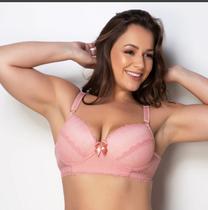 Sutiã Plus Jaque - Renda Clássica com Aro e Bojo