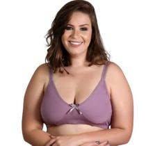 Sutiã Plus Size Alça Grossa Reforçado Feminino Sem Bojo