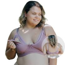 Sutiã Plus Size amamentação Microfibra Sutiã Plus Sem Bojo