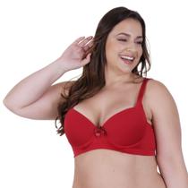 Sutiã Plus Size Básico Lateral Larga Alça Reforçada Bojão - SUTIÃ NATHÁLIA