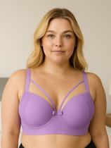 Sutiã Plus Size Bojão Tiras Terra e Mar Soutien Reforçado - c9 STRAPPY