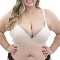 Sutiã Plus Size Bojo Soft De Algodão Econfort Sutiã Plus Size Bojo Soft De Algodão Econfort