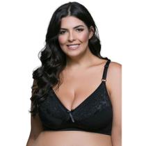 Sutiã Plus Size Bruvi 1570 Microfibra com Renda Sutiã Plus Size Bruvi 1570 Microfibra com Renda