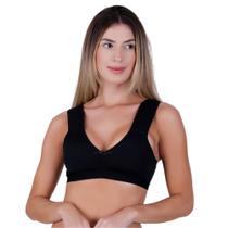 Sutiã Plus Size com Alças Acolchoadas de Espuma Super Reforçado Sustentação M ao 52 Cléo