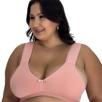 Sutiã Plus Size com Alças Acolchoadas de Espuma Super Reforçado Sustentação M ao 52 Cléo