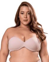 Sutia plus size com alcas removiveis liso nayane