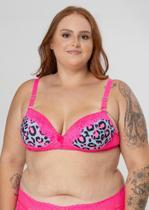 Sutiã Plus Size Com Bojo de Animal Print