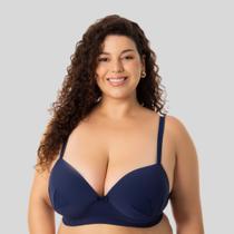 Sutiã Plus Size com Bojo Microfibra Conforto Suporte
