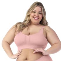 Sutiã Plus Size Com Bojo Removível Alça Larga Confortável Leve