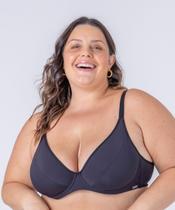 Sutiã Plus Size com efeito minimizador sem bojo e com aros