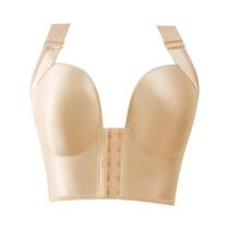 Sutiã plus Size Com Fecho Frontal, Sem Arame, Copas Profundas, Disfarça Gordura Nas Costas,