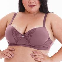 Sutiã Plus Size com Renda Cobertura Total Lut 817 Microfibra Sutiã Plus Size com Renda Cobertura Total Lut 817 Microfibra