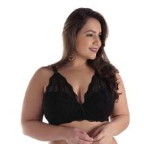 Sutiã Plus Size Com Renda Reforçado Para o Dia a Dia Fabíola