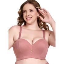 Sutiã Plus Size Corpete sem alça Texturizado Nayane