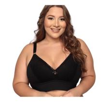 Sutiã plus size duplo estruturado hiper reforçado sem aro Sutiã plus size duplo estruturado hiper reforçado sem aro