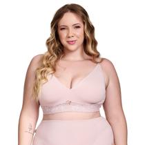 Sutiã Plus Size Nayane Rodrigues Gestante Para Amamentação Fecho Prático Rendado Alças Ajustáveis Sutiã Plus Size Nayane Rodrigues Gestante Para Amamentação Fecho Prático Rendado Alças Ajustáveis