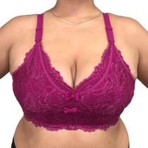 Sutiã Plus Size para Amamentação Rendado SEM Bojo 48 ao 54 VS7031PLUS