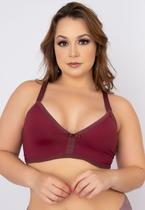 Sutiã Plus Size Poliamida Sem Bojo Alça Reforçada