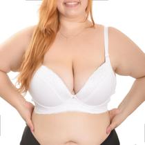 Sutiã Plus Size Redutor Decote Renda Nayane Sutiã Plus Size Redutor Decote Renda Nayane